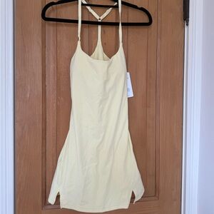 Yellow Halter tennis Dress